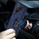Spacecase Ring NX Galaxy S22 Ultra niebieski