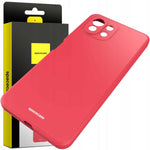 Spacecase Silicone Case Xiaomi Mi 11 Lite red