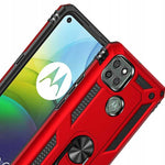 Spacecase Ring NX Motorola Moto G9 Power czerwony