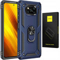 Spacecase Ring NX Poco X3 NFC/Pro niebieski