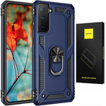 Spacecase Ring NX Galaxy S21+ niebieski