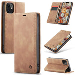 Spacecase Wallet iPhone 11 light brown