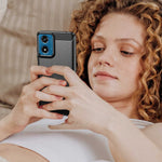 Spacecase Carbon Motorola G04/G04S/G24/G24 Power black