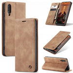Spacecase Wallet Galaxy A50 light brown
