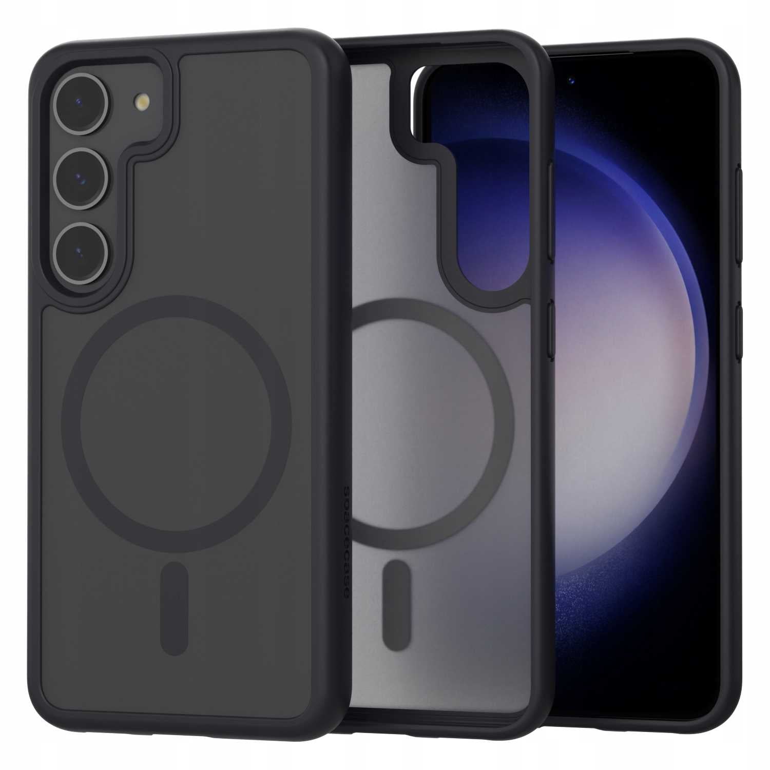Spacecase Hybrid Mag Galaxy S23 black