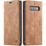 Spacecase Wallet Galaxy S10e kawowy