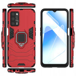 Spacecase X-Ring Oppo A16 czerwony