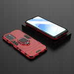 Spacecase X-Ring Oppo A16 czerwony