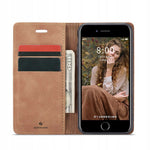 Spacecase Wallet iPhone 7/8/SE 2020 light brown