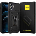 Spacecase Camring iPhone 12 black