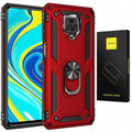 Spacecase Ring NX Redmi Note 9S/9 Pro czerwony