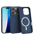 Spacecase Classy Mag iPhone 16 Pro dark blue
