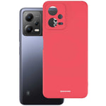 Spacecase Silicone Case Poco X5 5G/Redmi Note 12 5G red