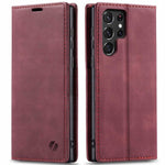 Spacecase Wallet Galaxy S23 Ultra wiśniowy