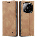 Spacecase Wallet Poco X7/RM Note 14 Pro/Pro+ 5G brown