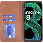 ZAPS Origami Realme 8/8 Pro brązowy