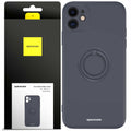 Spacecase Silicone Ring iPhone 11 black