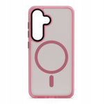 Spacecase Hybrid Fusion Mag Galaxy S25 pink