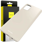 Spacecase Silicone Case Galaxy A71 bone