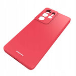Spacecase Silicone Case Galaxy S21 Ultra red