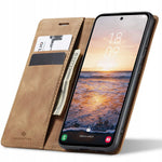 Spacecase Wallet Galaxy A54 5G light brown