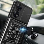 Spacecase Camring Oppo A78 4G black