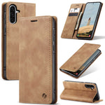 Spacecase Wallet Galaxy A36 light brown