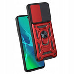 Spacecase Camring Motorola G22 czerwony