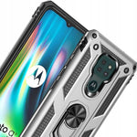 Spacecase Ring NX Moto G9 Play/E7 Plus srebrny