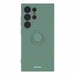 Spacecase Silicone Ring Galaxy S24 Ultra dark green