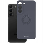 Spacecase Silicone Ring Galaxy S22 black