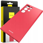 Spacecase Silicone Case Galaxy S24 Ultra red