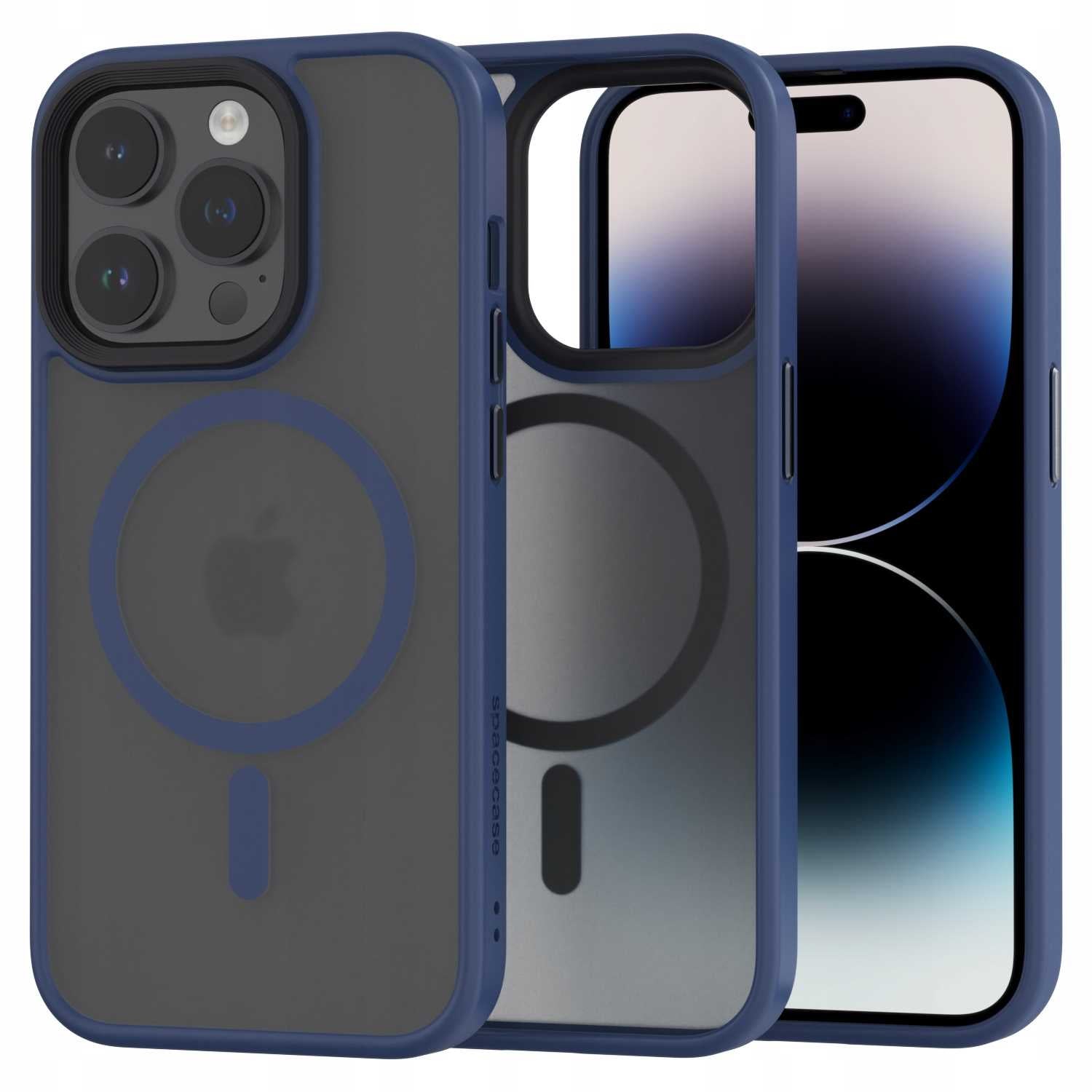 Spacecase Hybrid Mag iPhone 14 Pro dark blue