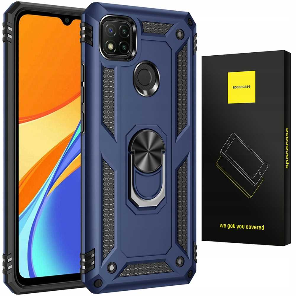 Spacecase Ring NX Redmi 9C/10A niebieski