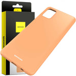 Spacecase Silicone Case Galaxy A71 orange
