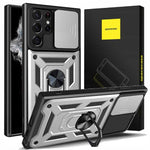 Spacecase Camring Galaxy S22 Ultra silver