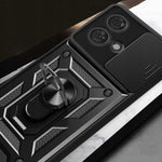 Spacecase Camring Motorola Edge 40 Neo black