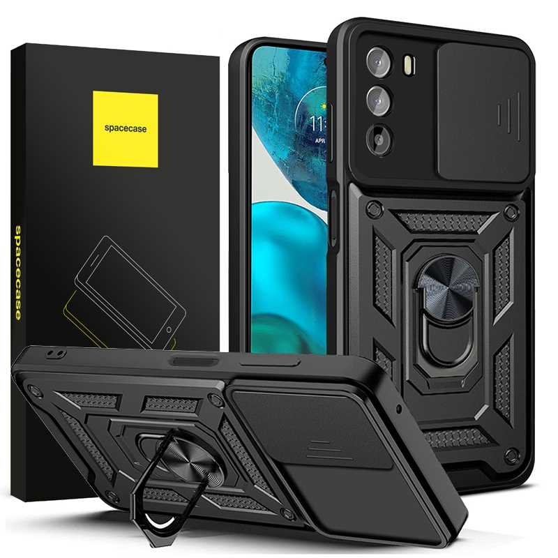 Spacecase Camring Moto G51 5G black