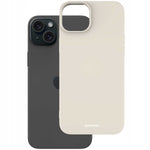 Spacecase Silicone Case iPhone 15 Plus bone