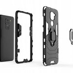 Spacecase X-Ring Redmi Note 9 czarny
