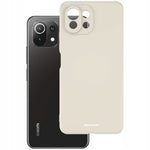 Spacecase Silicone Case Xiaomi Mi 11 Lite bone