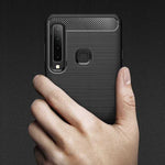 Spacecase Carbon Galaxy A9 2018 czarny