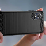 Spacecase Carbon Oppo A17 czarny