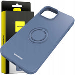Spacecase Silicone Ring iPhone 14 blue