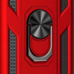 Spacecase Ring NX Motorola One Fusion+ czerwony