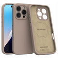 Spacecase Silicone Mag iPhone 16 Pro brown