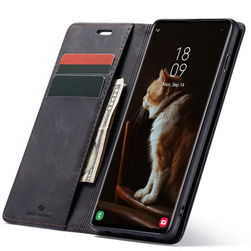 Spacecase Wallet Galaxy S10 black
