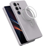 Spacecase Silicone Mag Galaxy S25 Ultra light purple