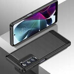 Spacecase Carbon Moto G200 5G czarny