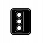 Spacecase Camera Ring Galaxy Z Fold 5 black